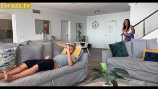 Busty stepmom checks her horny step son – full at ebrazz.tv
